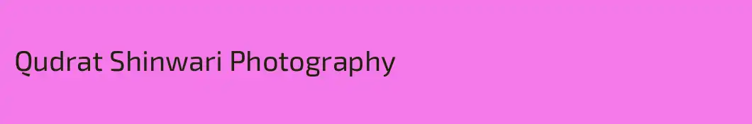 Qudrat Shinwari Photography